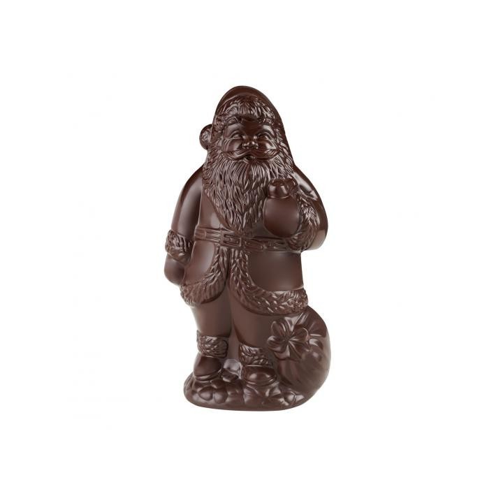 Père noel en chocolat noir